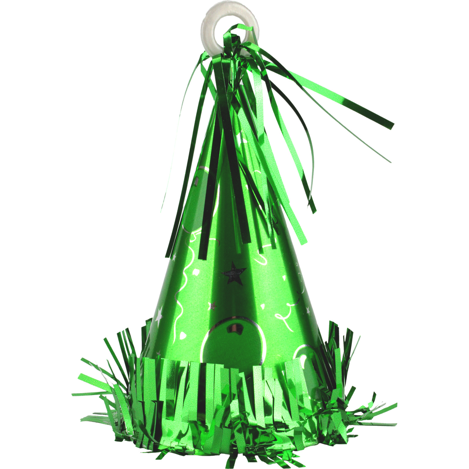 Green Party Hat Balloon Weight