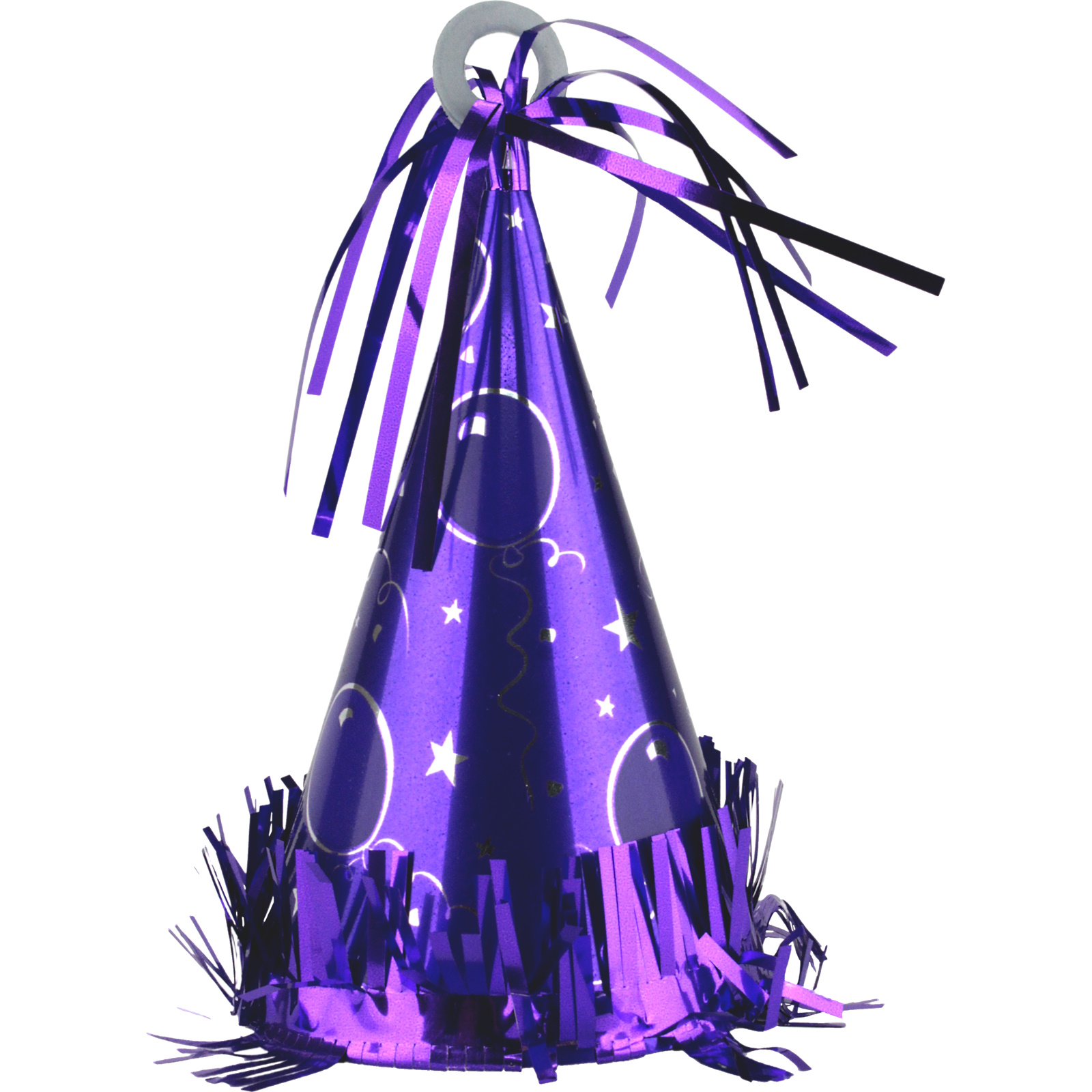 Purple Party Hat Balloon Weight 