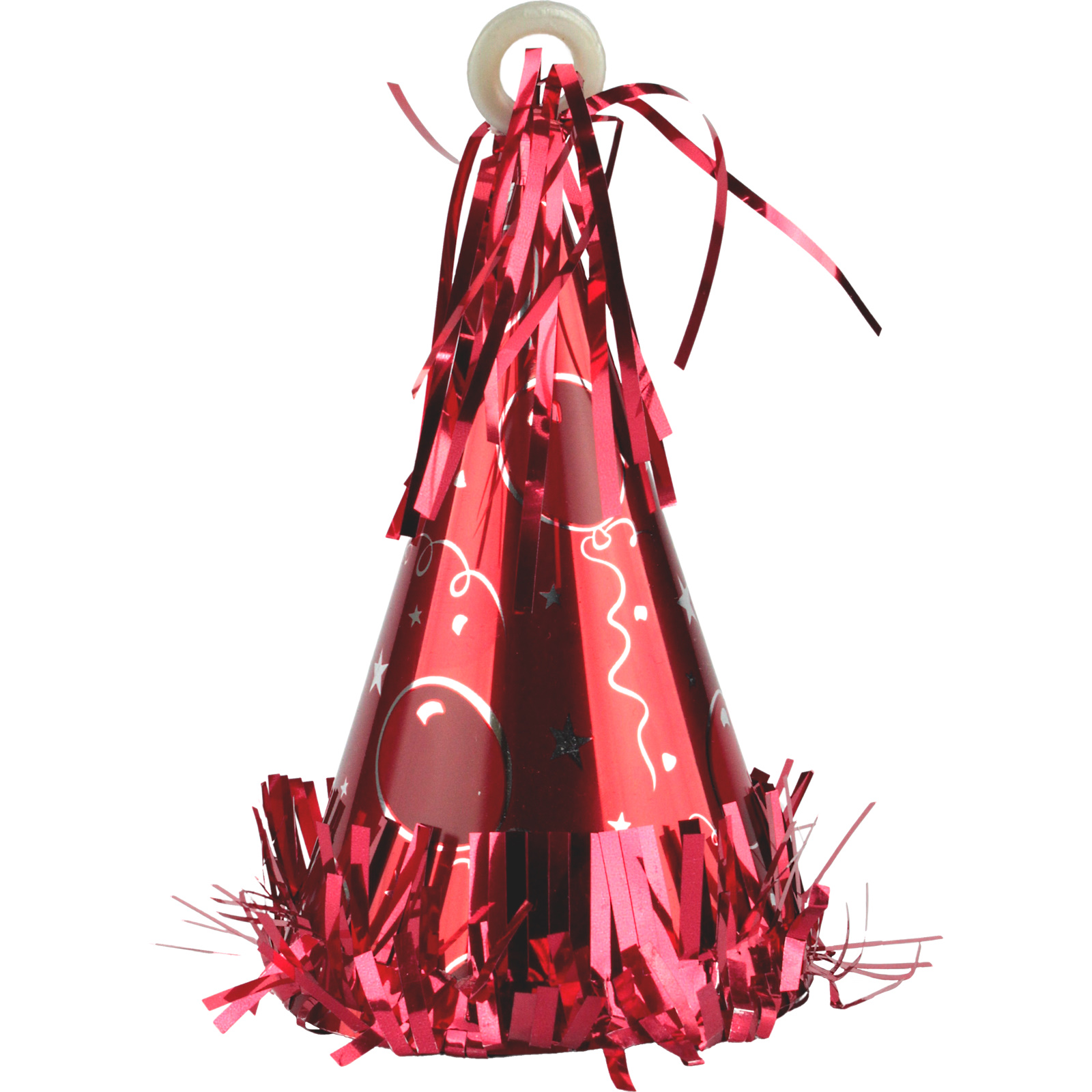 Red Party Hat Balloon Weight