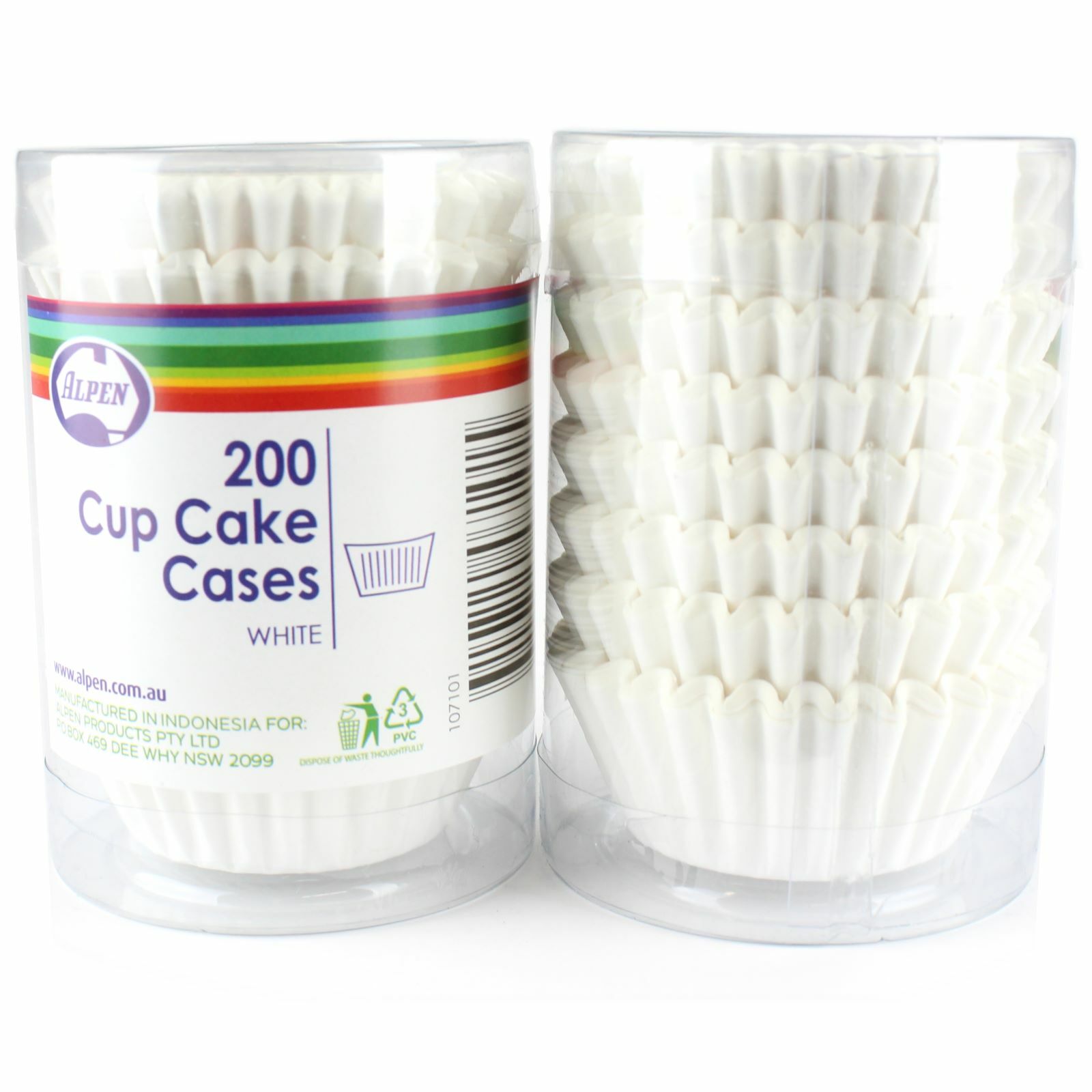 Small White Cupcake Baking Cups (Pack of 200)