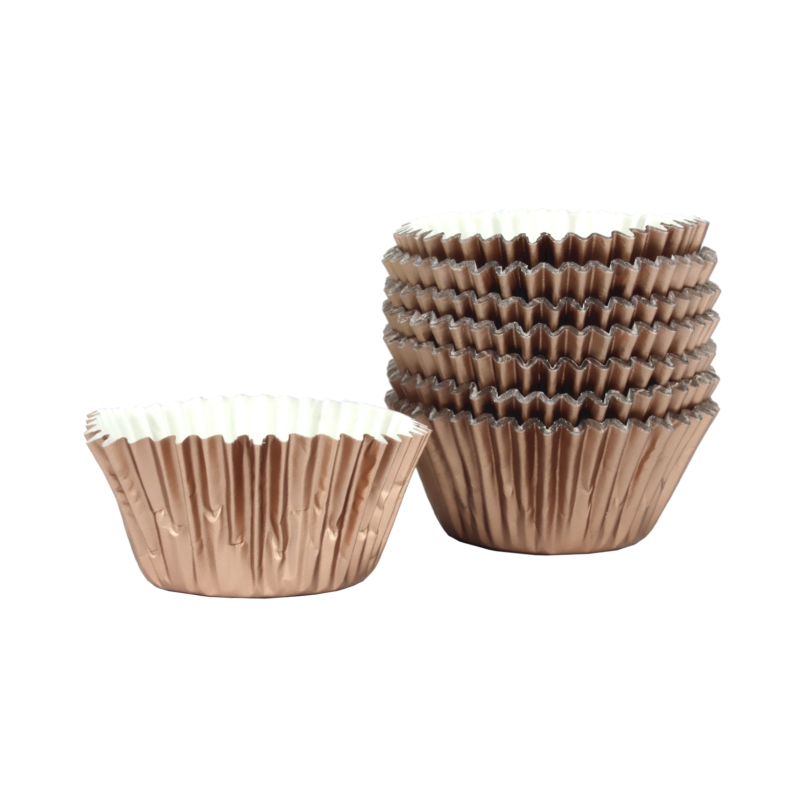 Rose Gold Medium Baking Cups (Pack of 100)