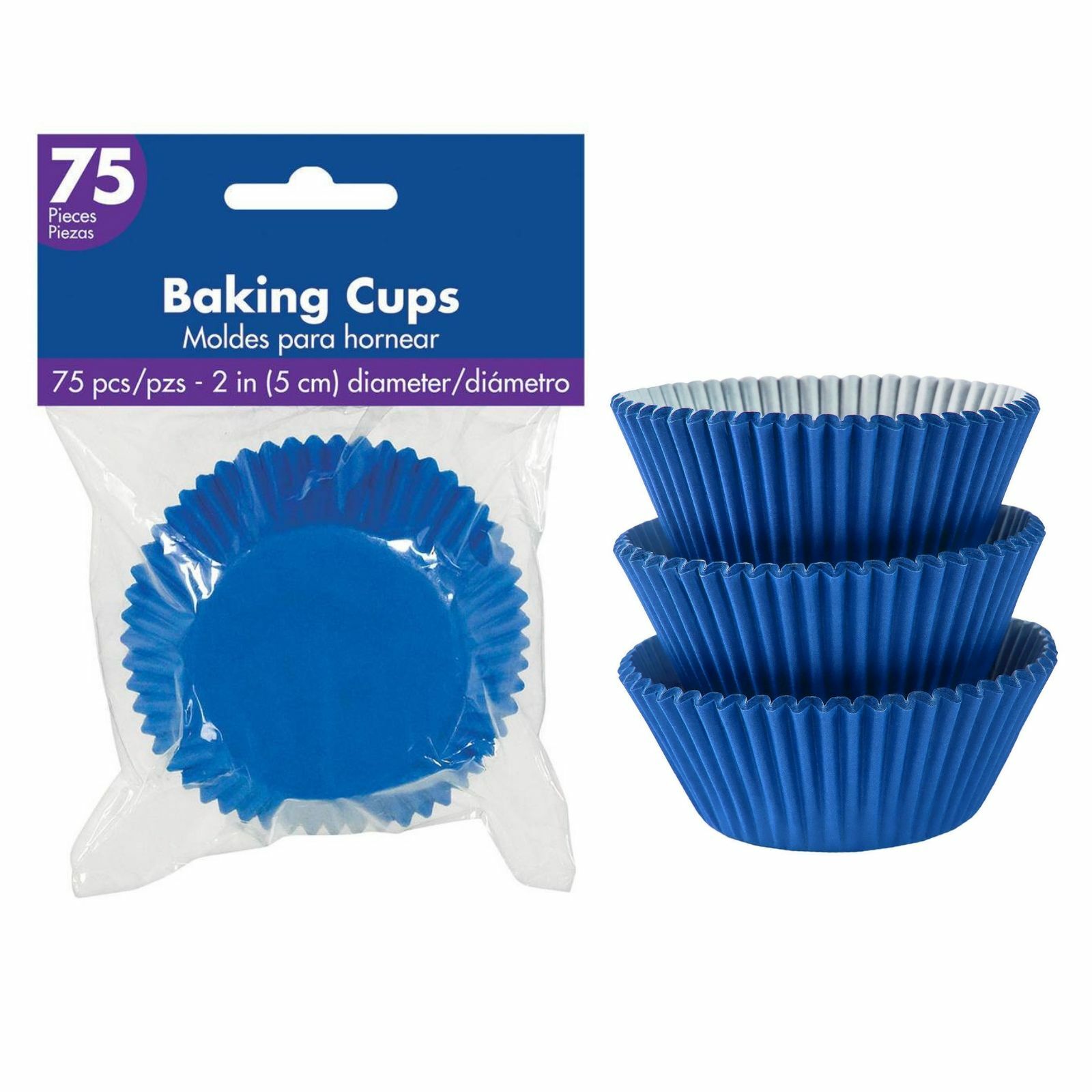 Royal Blue 5cm Baking Cups (Pack of 75)