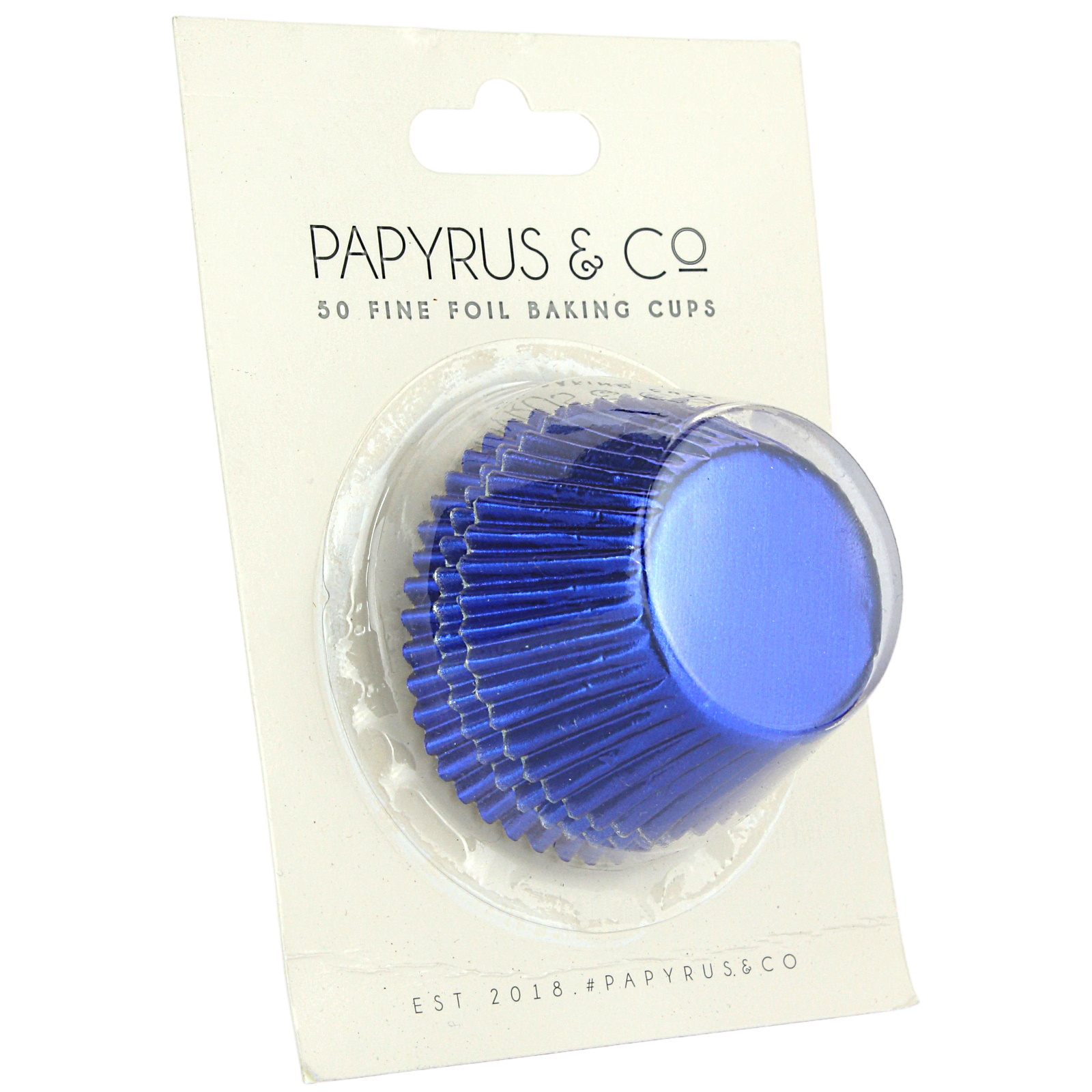 Papyrus & Co Blue Foil Baking Cups 44mm (Pack of 50)