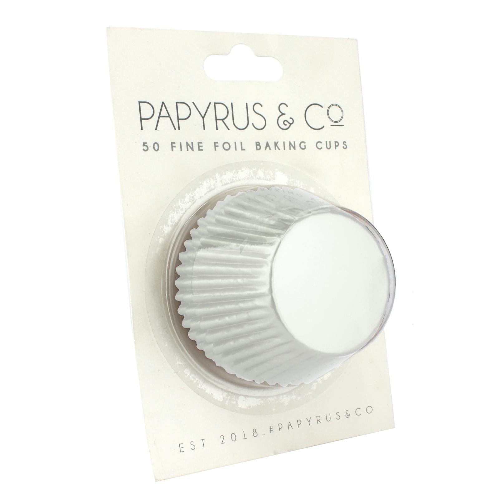 Papyrus & Co White Foil Baking Cups 44mm (Pack of 50)
