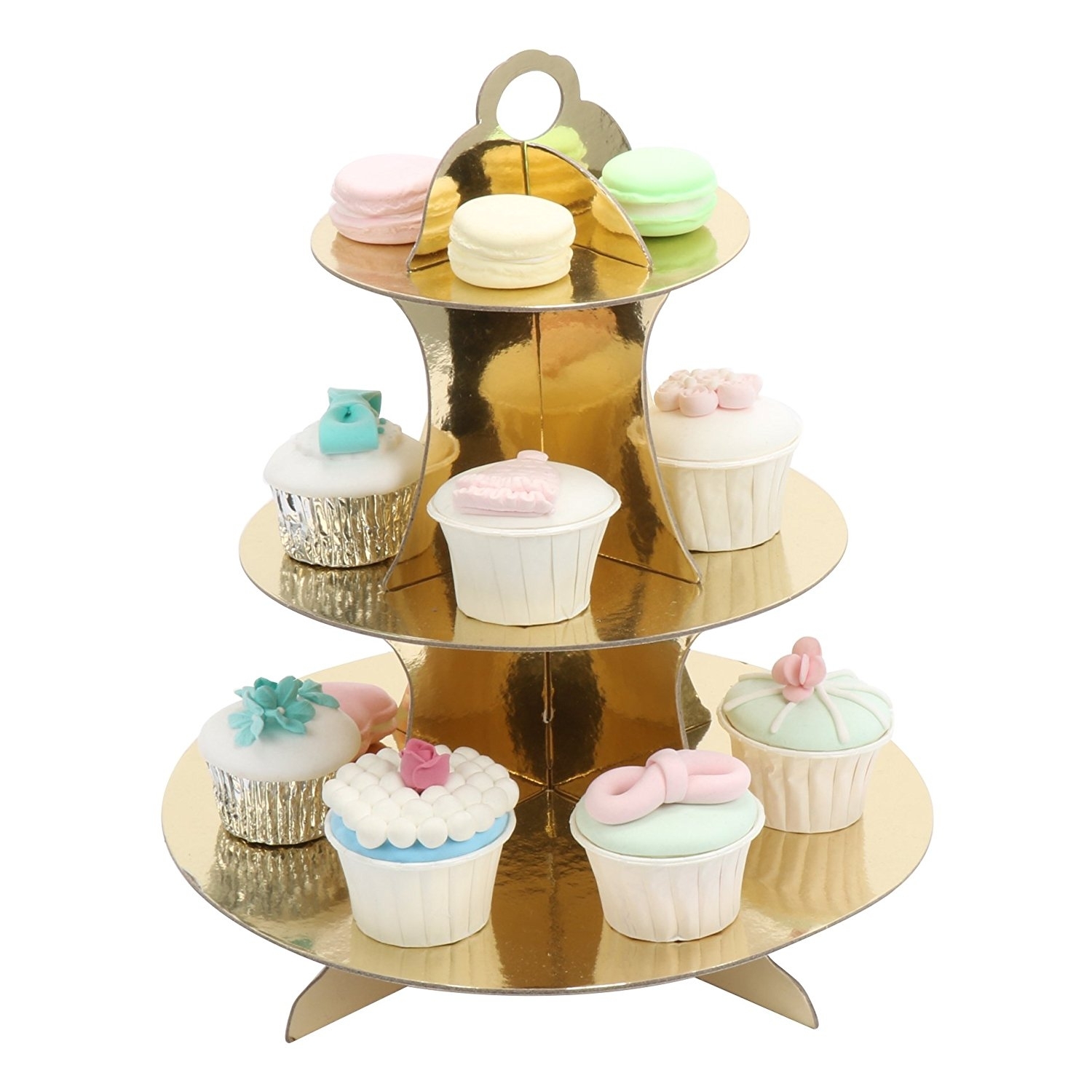 Gold Foil Cupcake Stand
