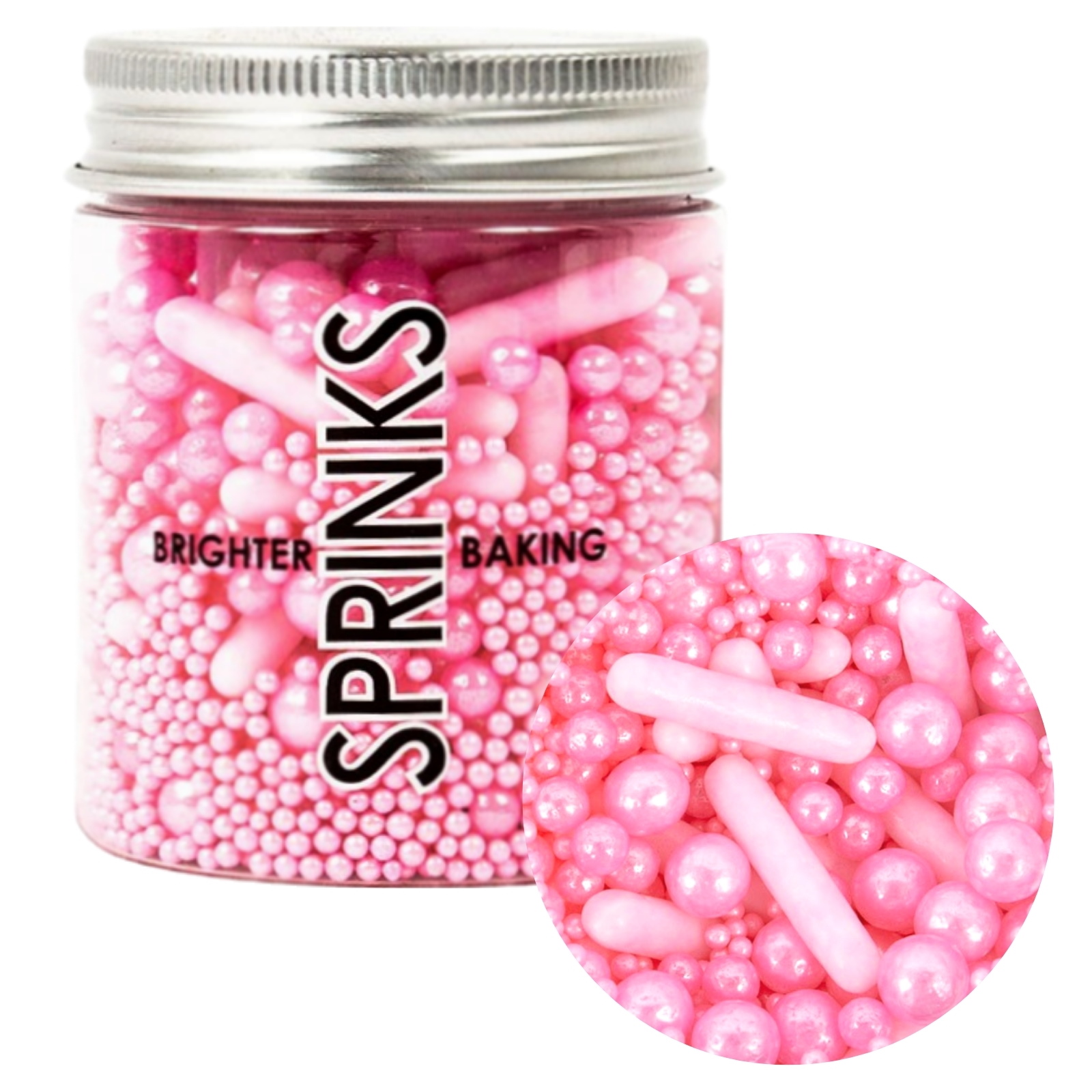 Sprinks Pink Bubble & Bounce Sprinkles (75g)