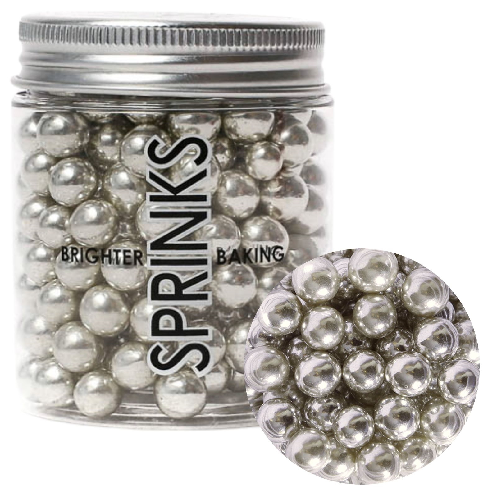 Sprinks Silver Cachous 8mm (85g) 