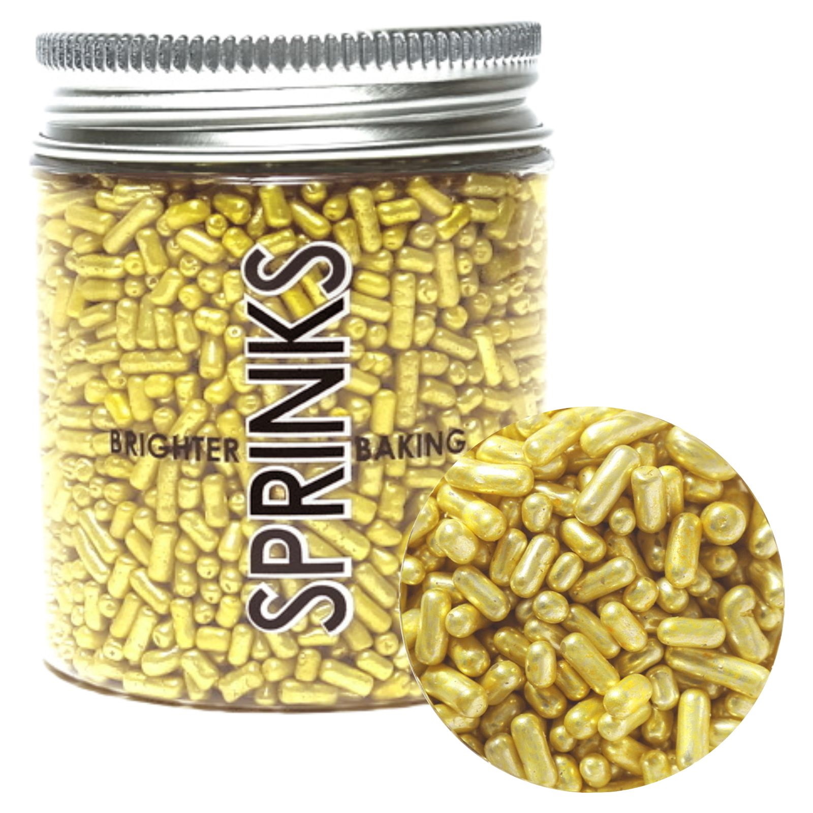 Sprinks Metallic Gold Jimmies (85g)
