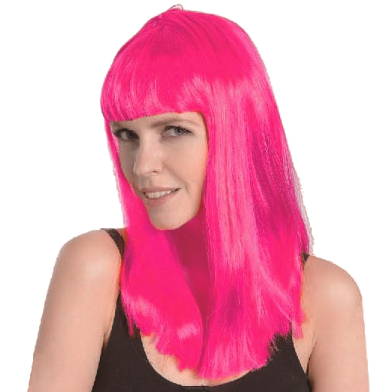 Adult Pink Long Wig