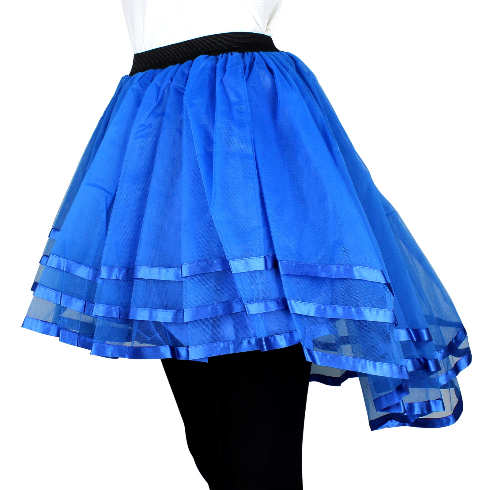 Adult High Low Tutu Blue