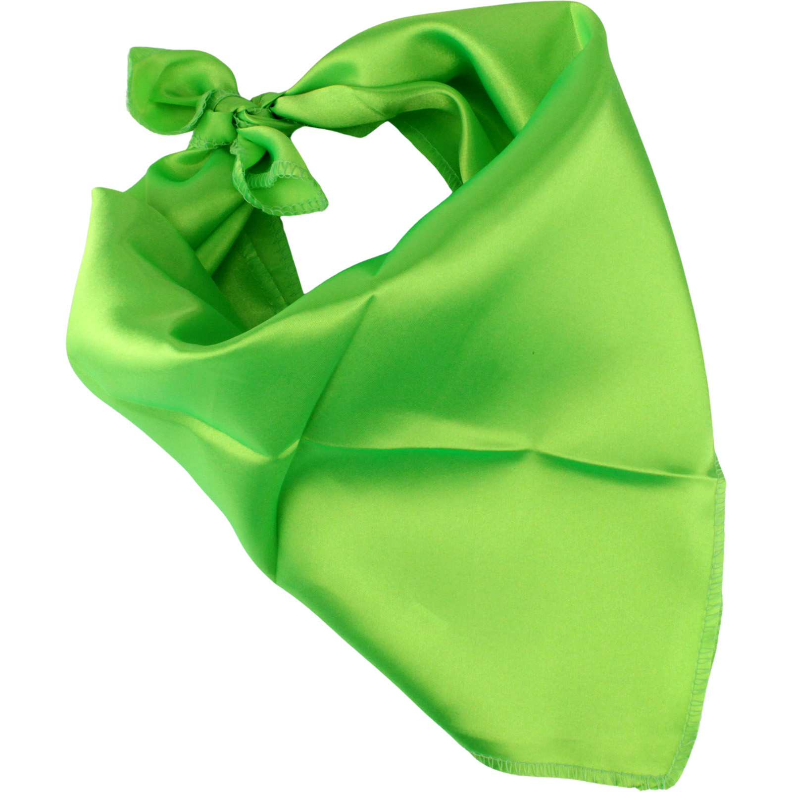 Green Satin Bandana