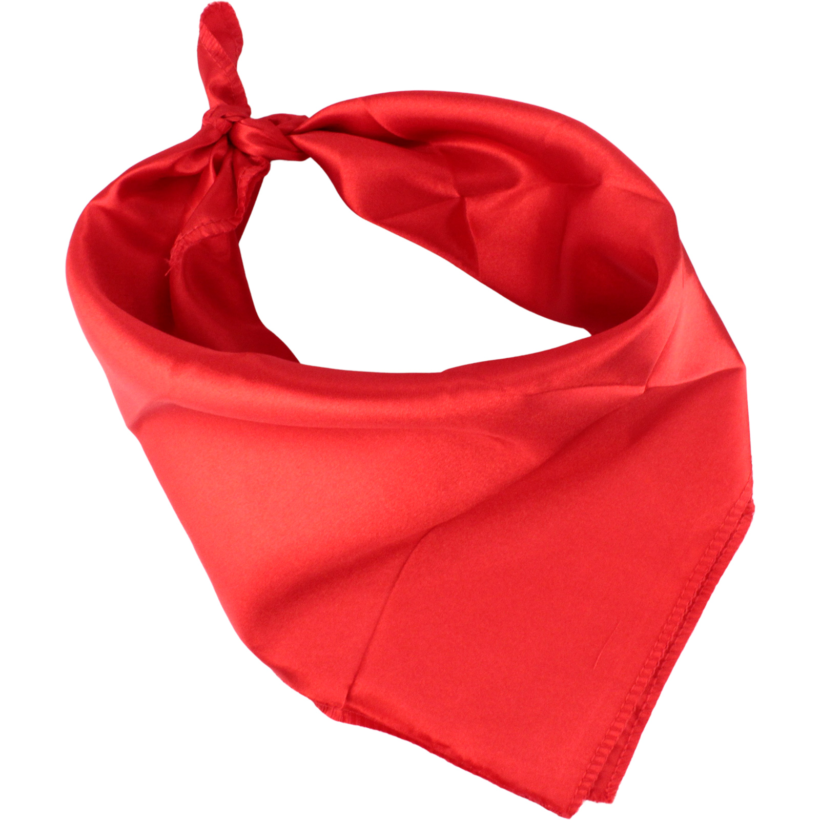 Red Satin Bandana