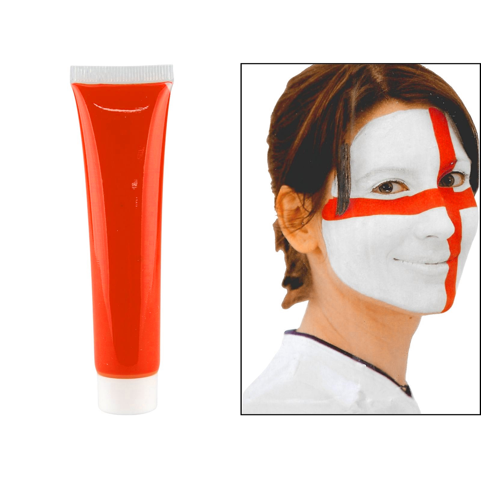 Orange Face Paint 