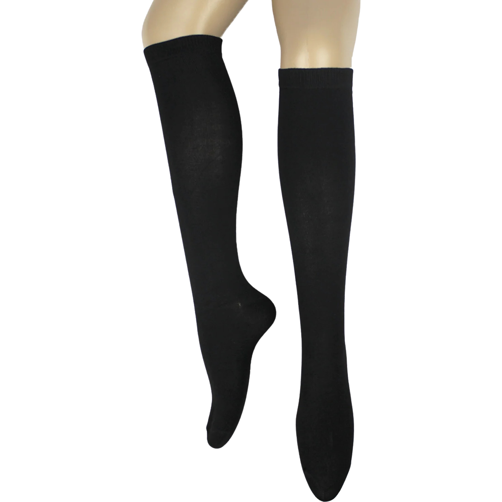 Knee High Black School Socks (1 Pair)