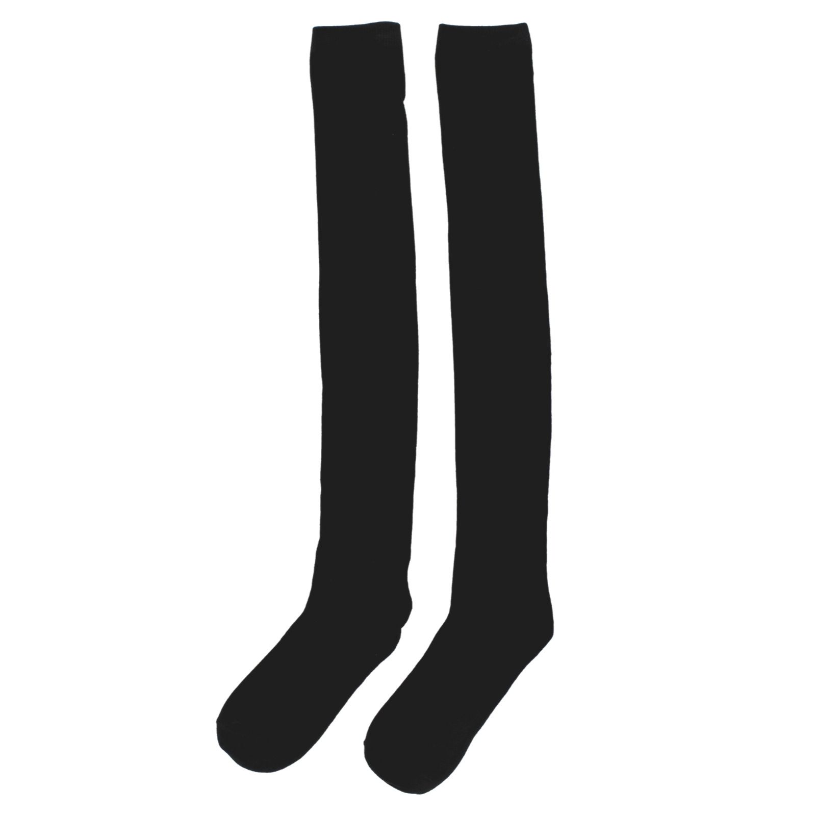 Over The Knee Black Socks (1 Pair)