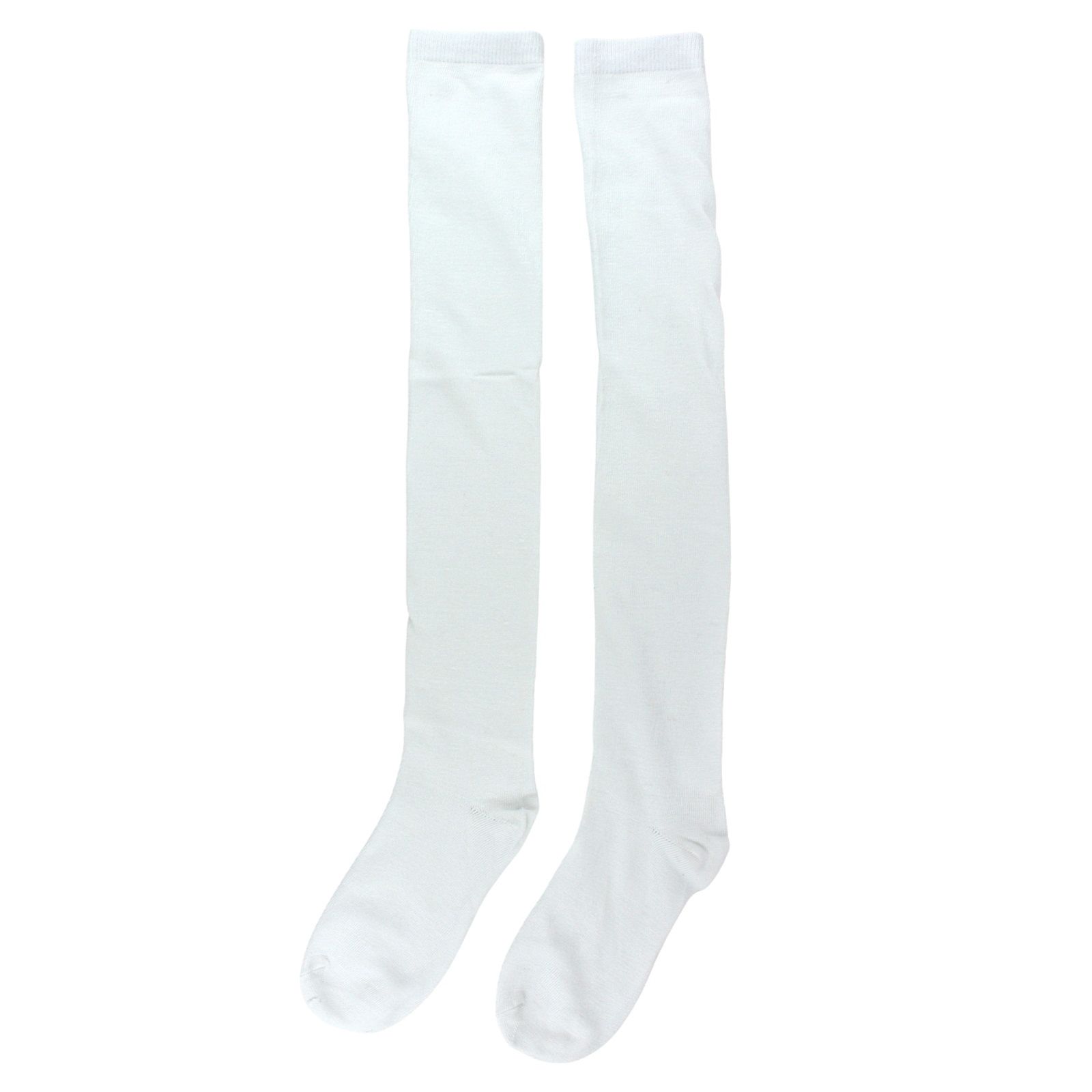 Over The Knee White Socks (1 Pair)