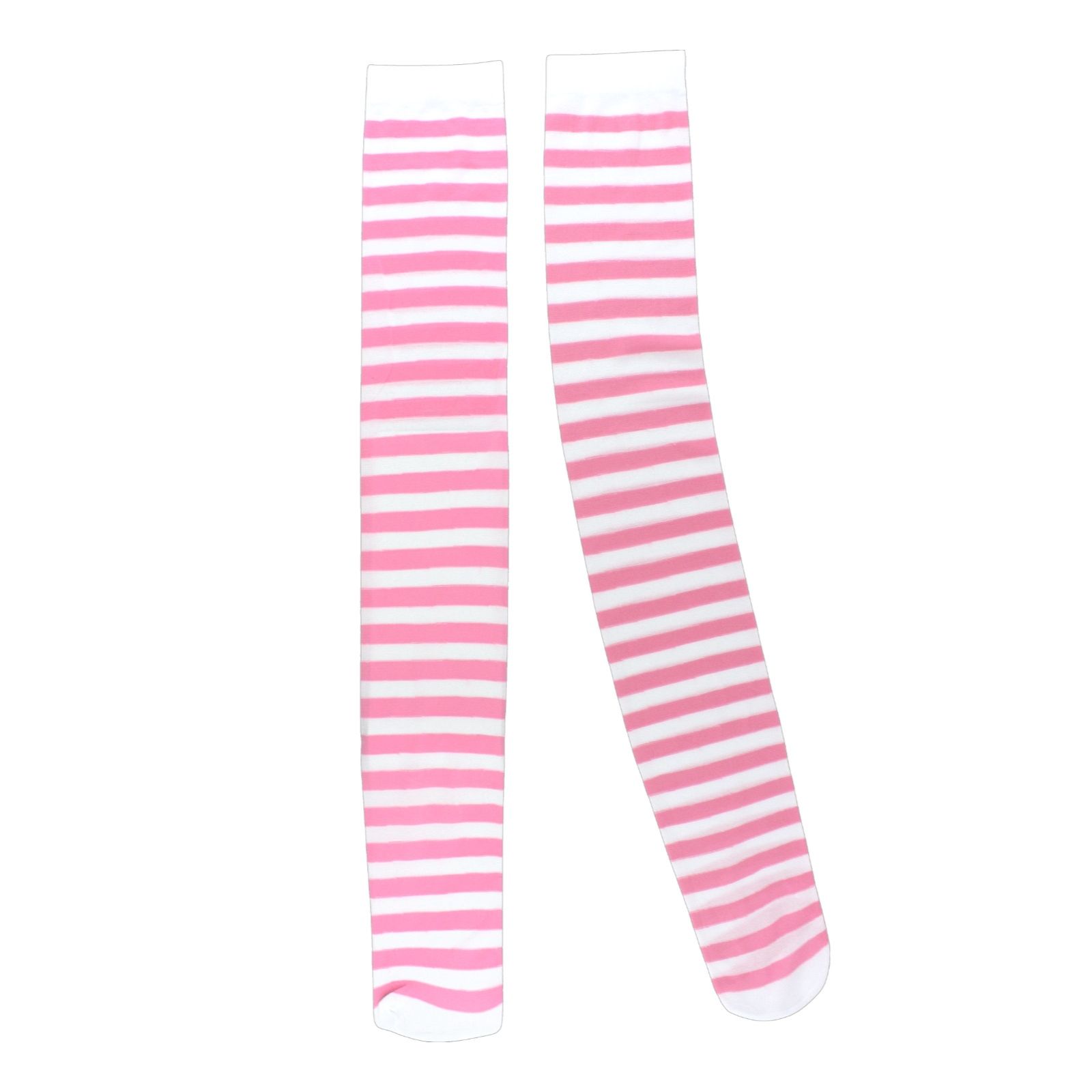 Pink shop striped stockings