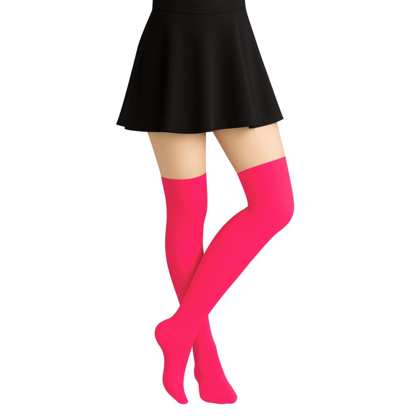 Over The Knee Pink Stockings (1 Pair)