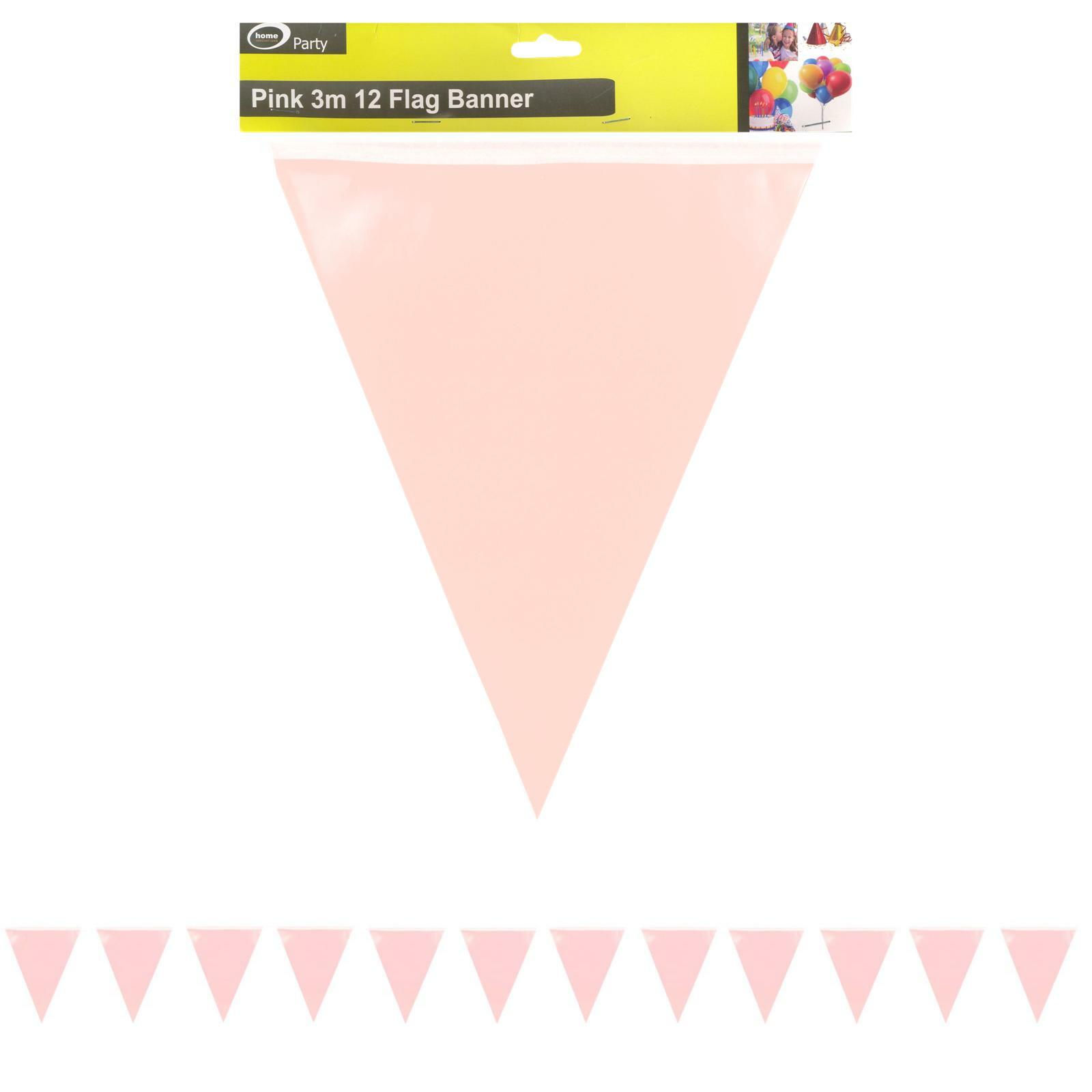 Pastel Pink Flag Banner