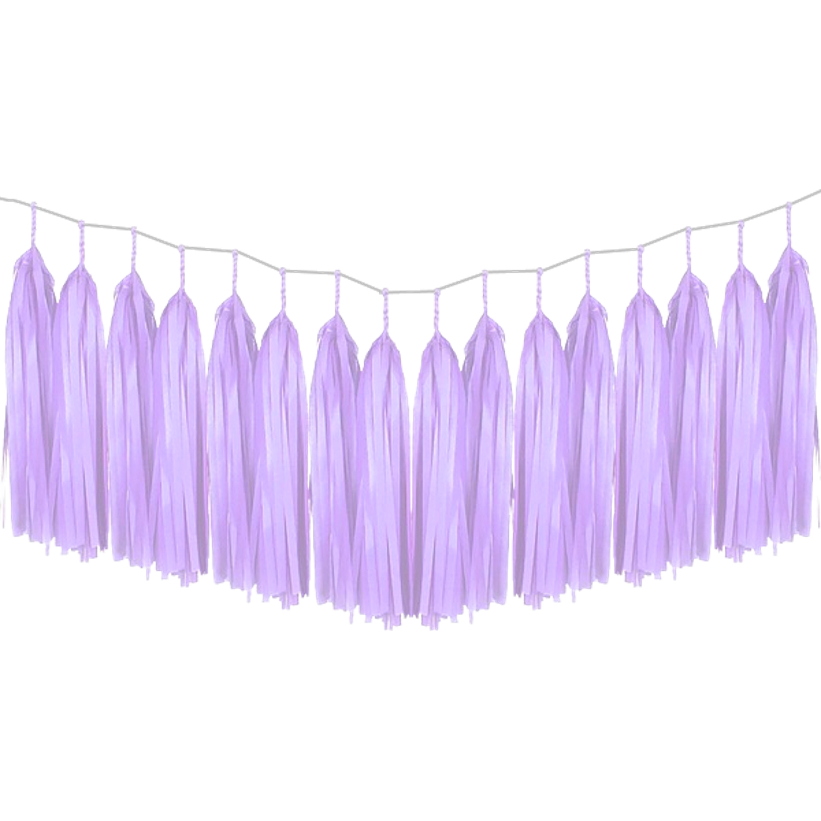 Lavender Tissue Paper Tassel Garland Kit