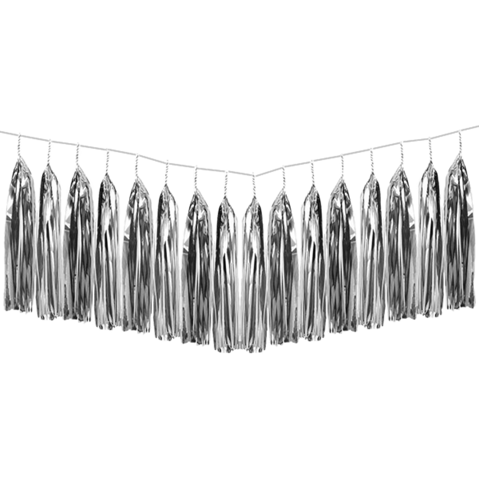 Sliver Foil Tassel Garland Kit