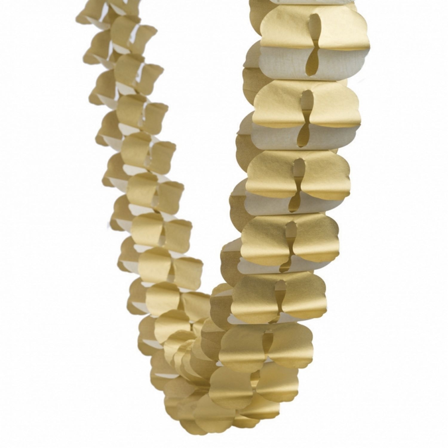 Gold Metallic Honeycomb Garland