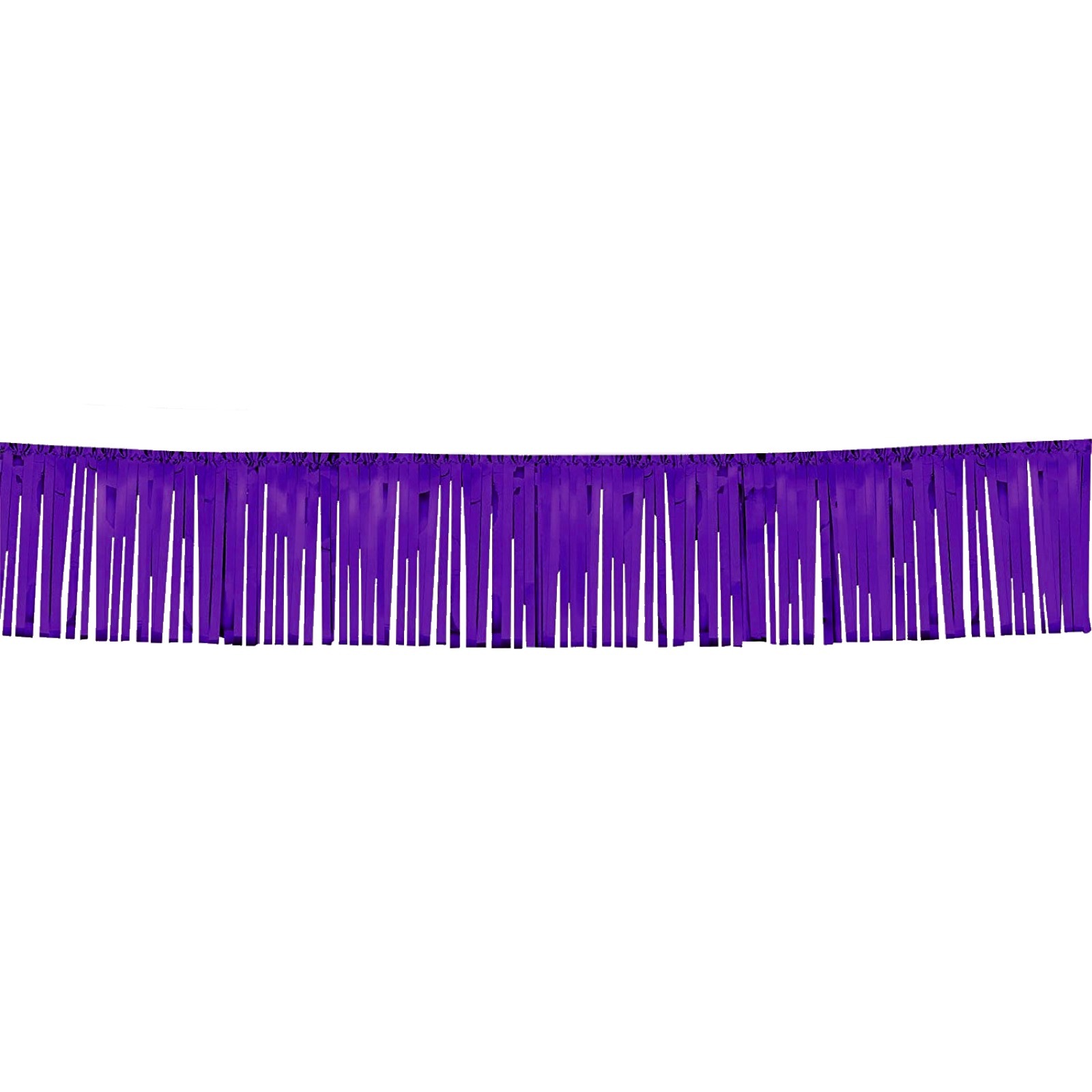 Metallic Purple Fringe Banner