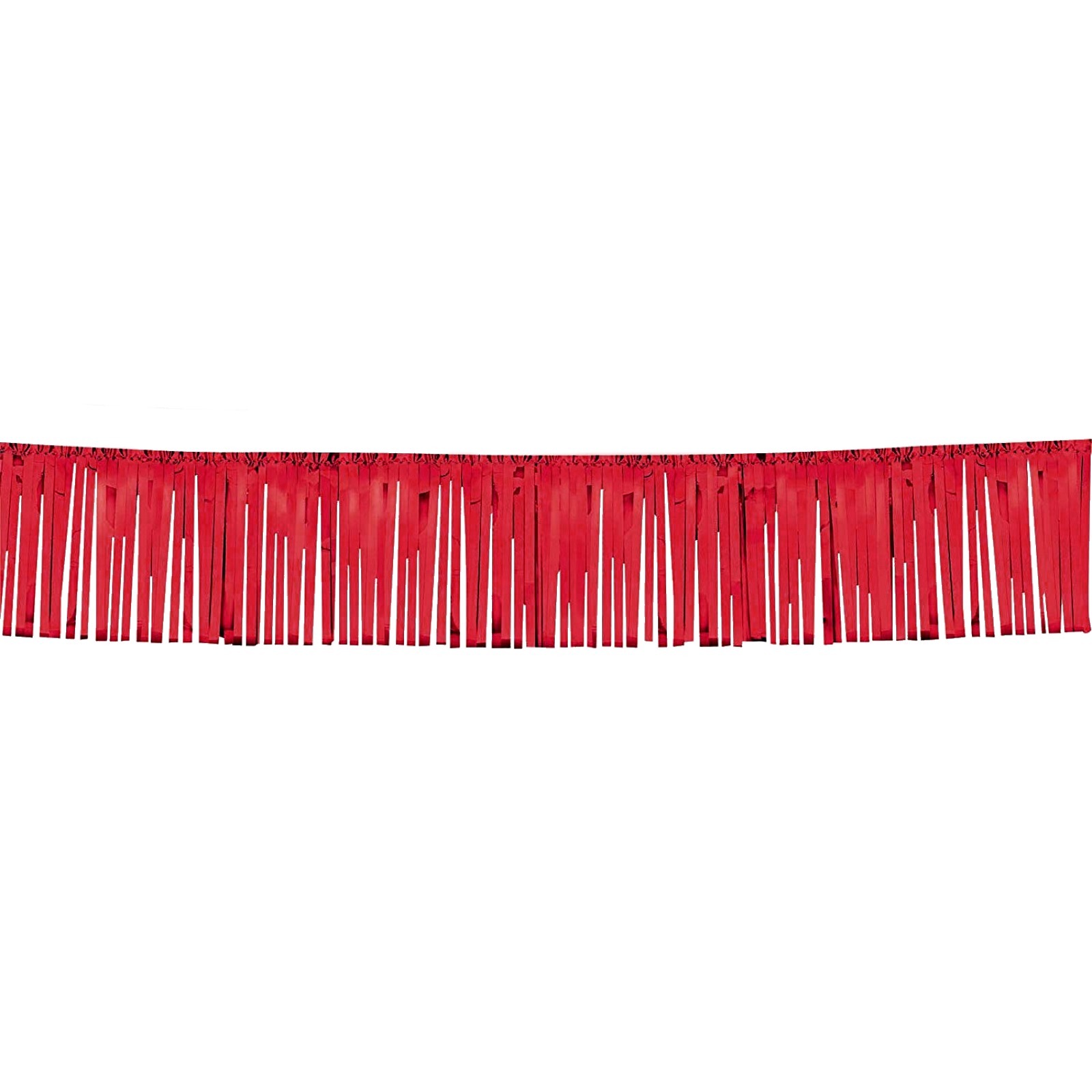 Metallic Red Fringe Banner