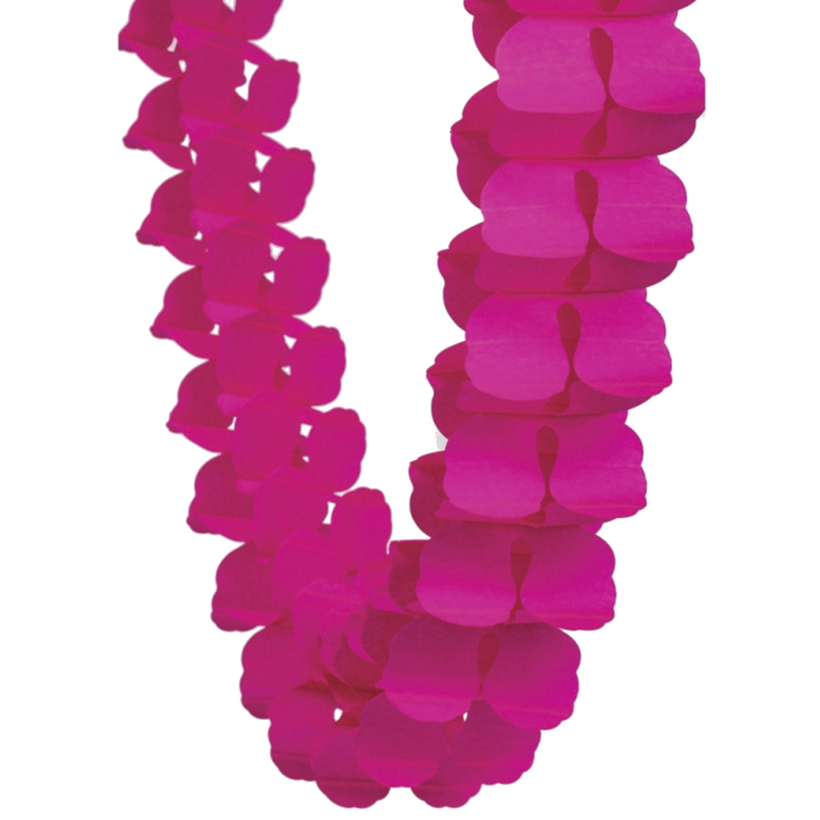 Hot Pink Tissue Paper Honeycomb Garland (4m)