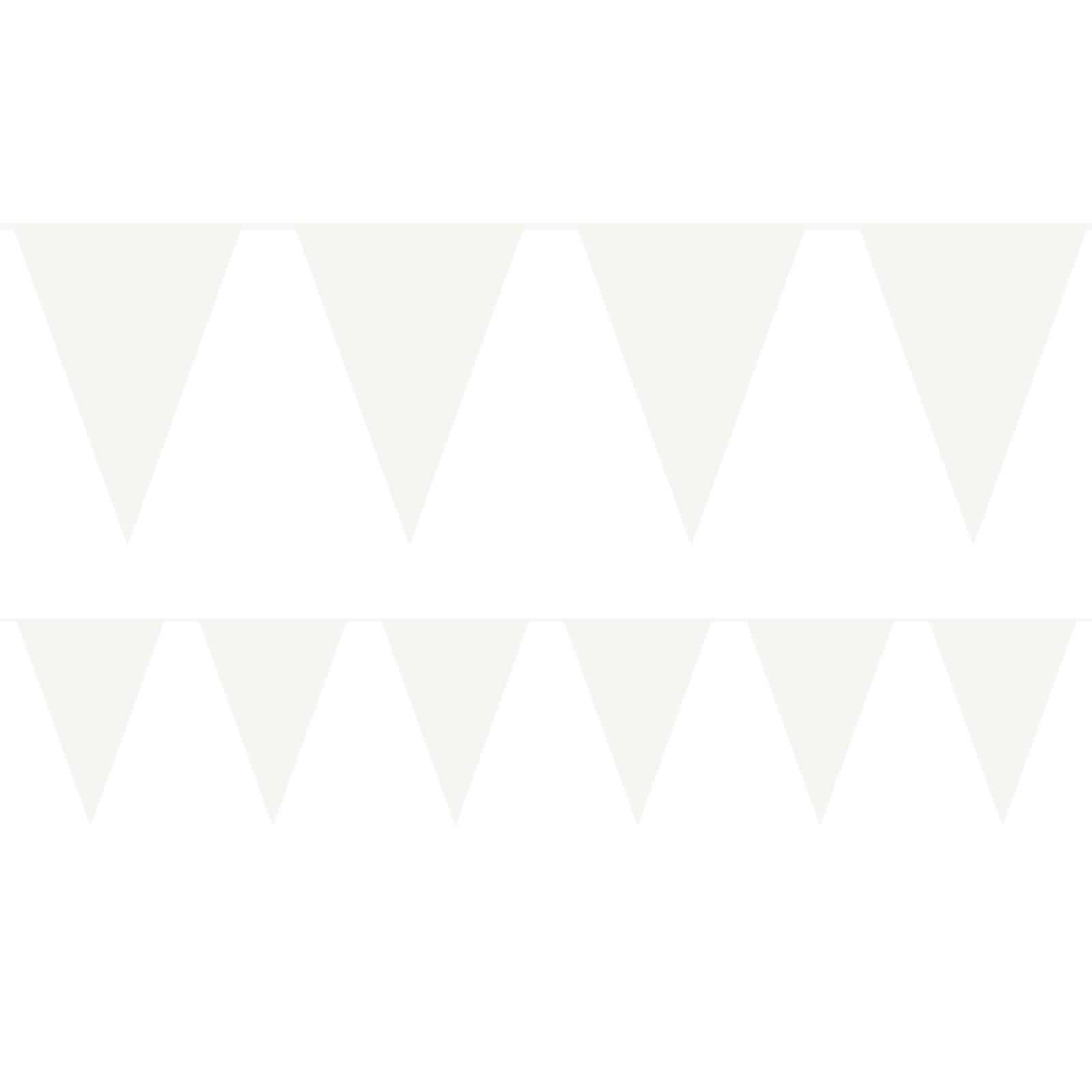 White Plastic Flag Banner (10m)