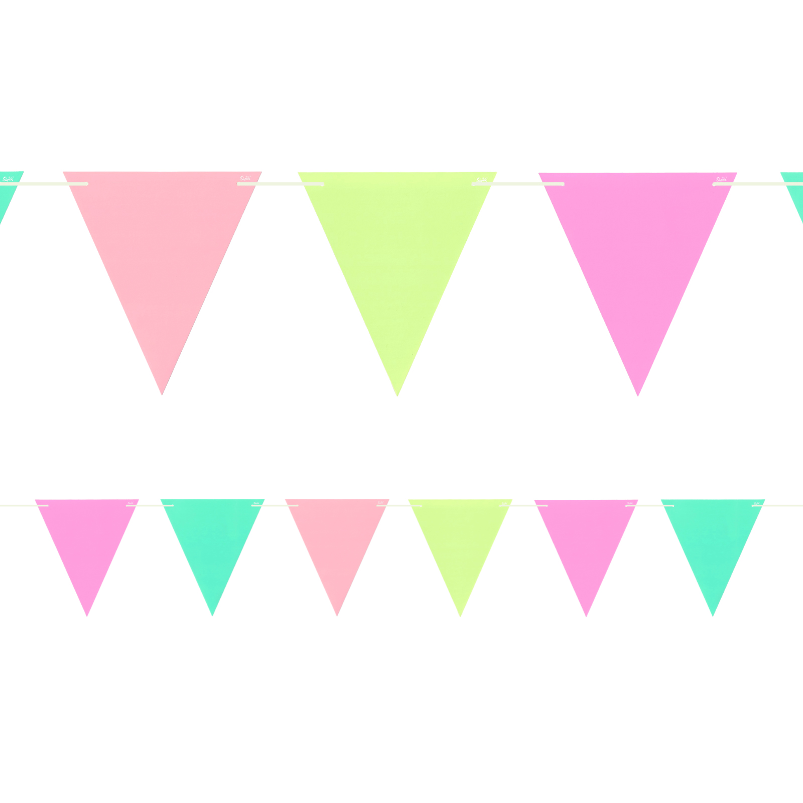 Neon Glow Flag Banner