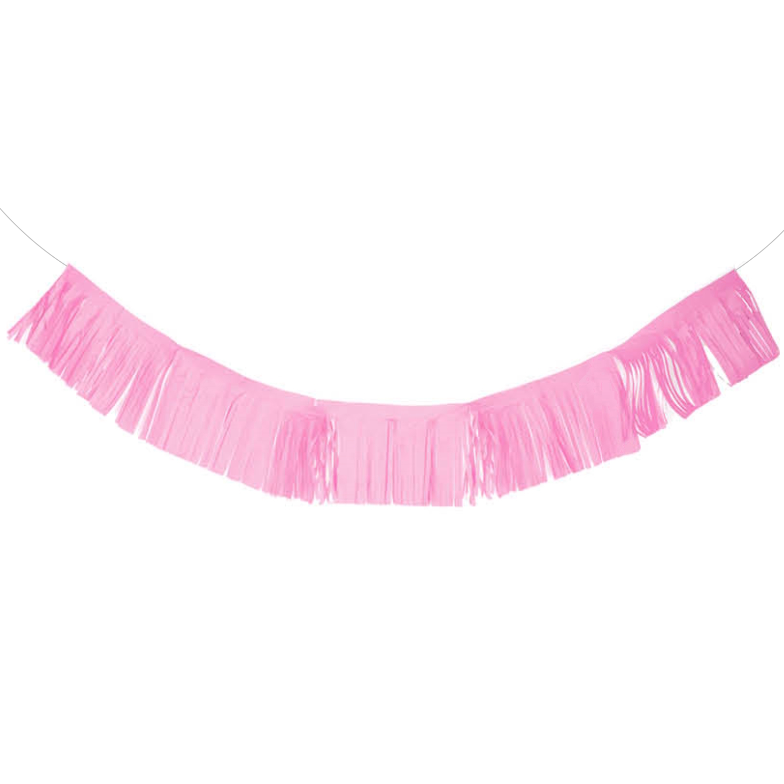 Pink Paper Fringe Banner