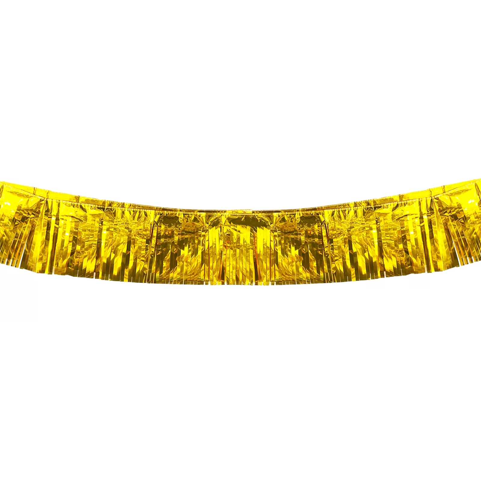 Gold Metallic Foil Fringe Banner 6m