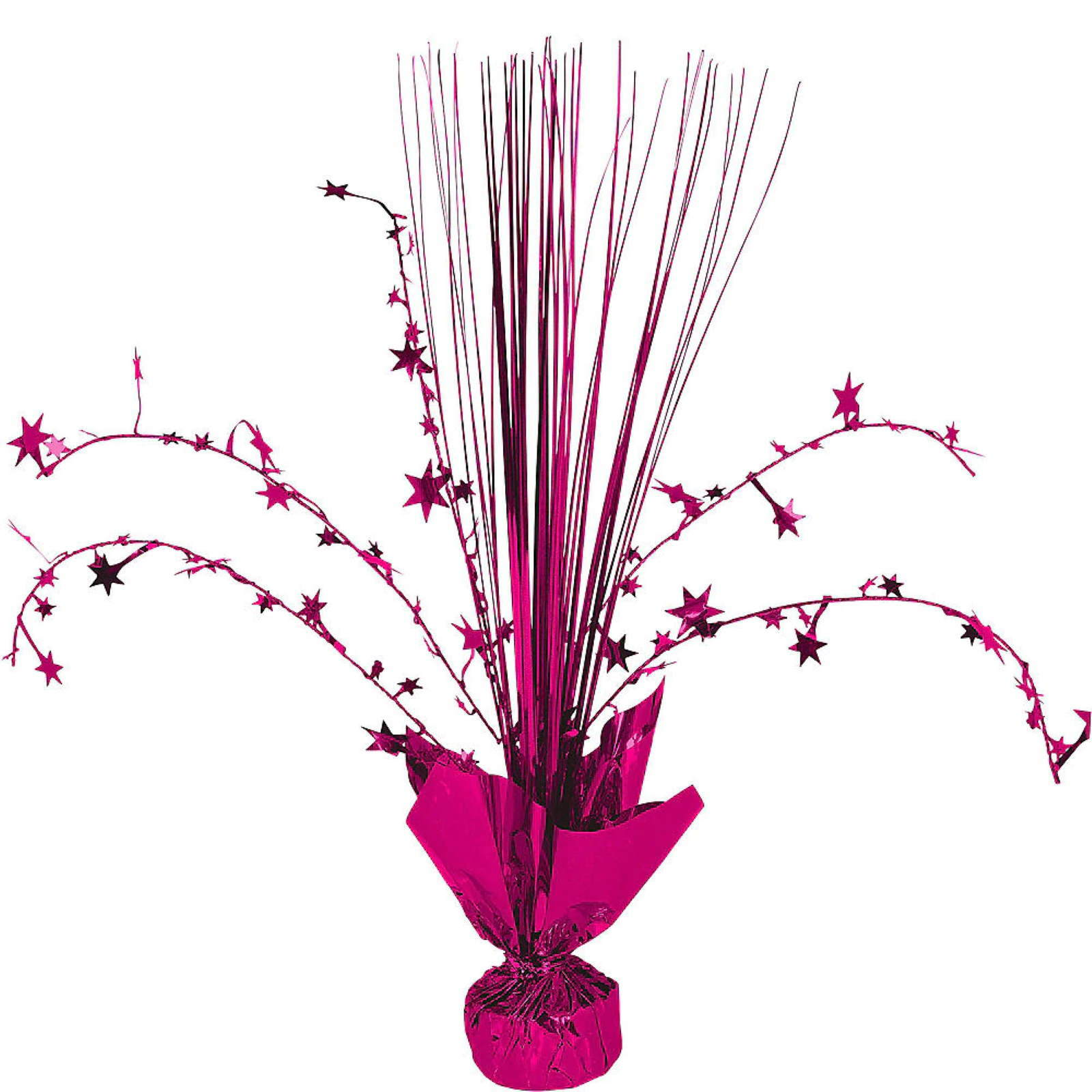 Hot Pink Foil Spray Centrepiece