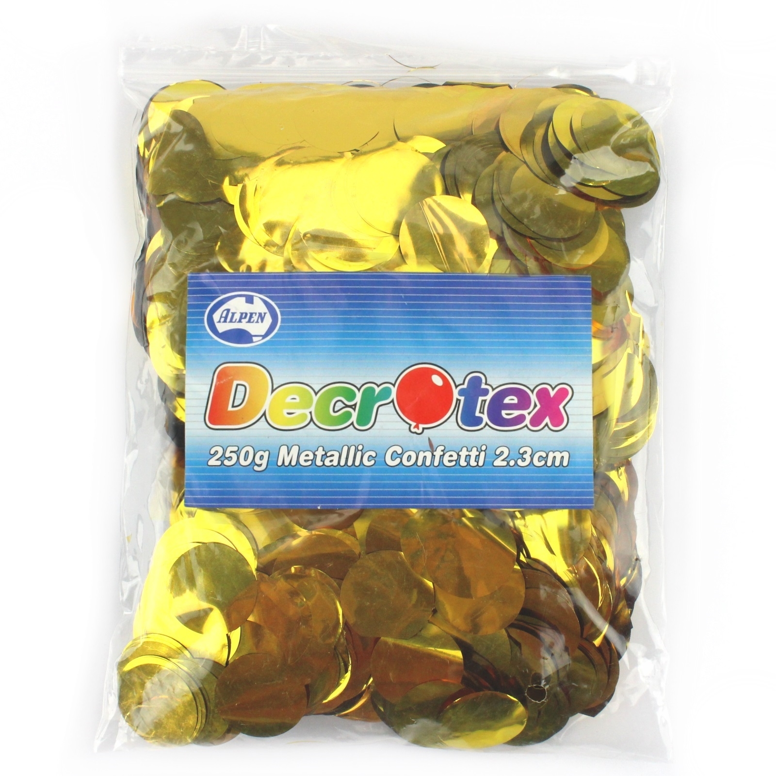 Bulk Gold Metallic Confetti 2cm (250g)
