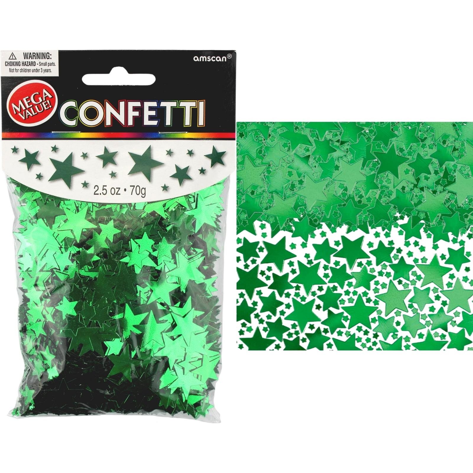 Green Star Confetti/Table Scatters 70g