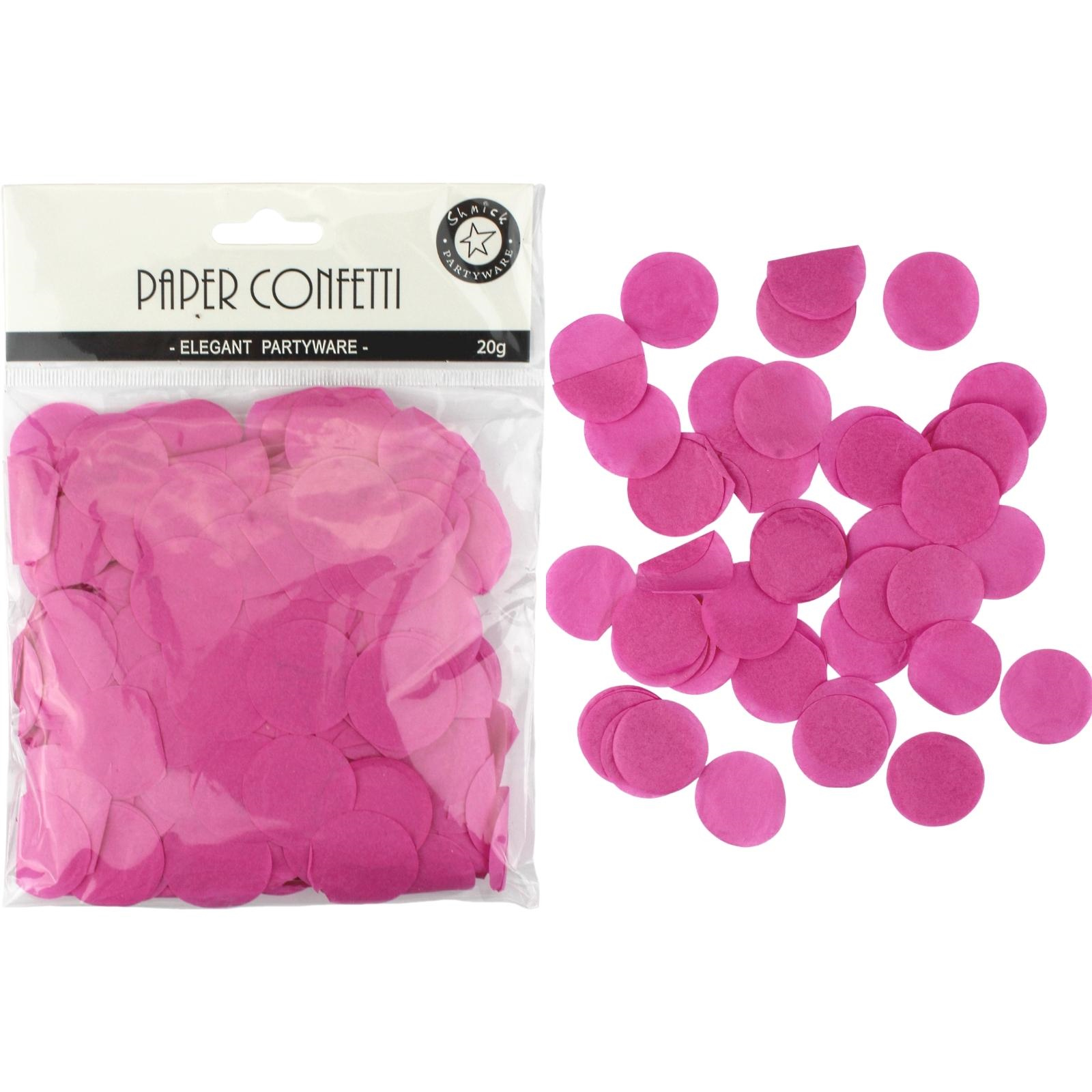 Magenta Tissue Paper Confetti Dots (20g)