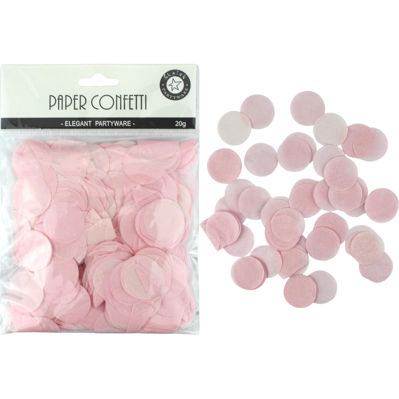 Light Pink Tissue Paper Confetti Dots (20g)