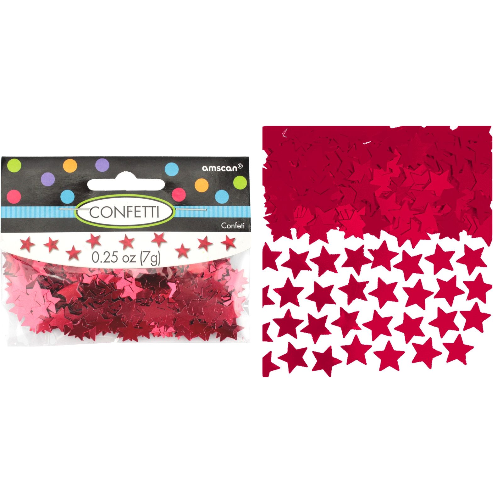 Red Star Confetti/Table Scatters 7g 