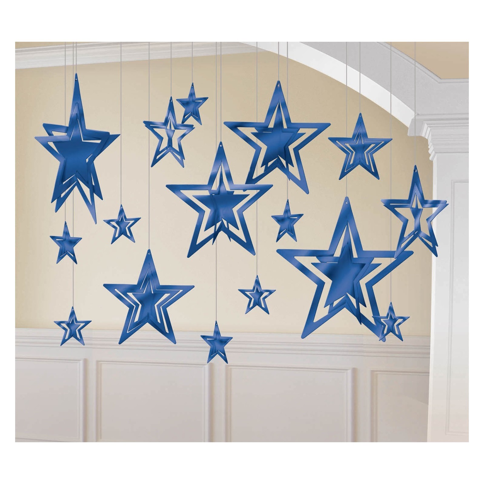 Star Decorating Kit Blue (Pack of 16)