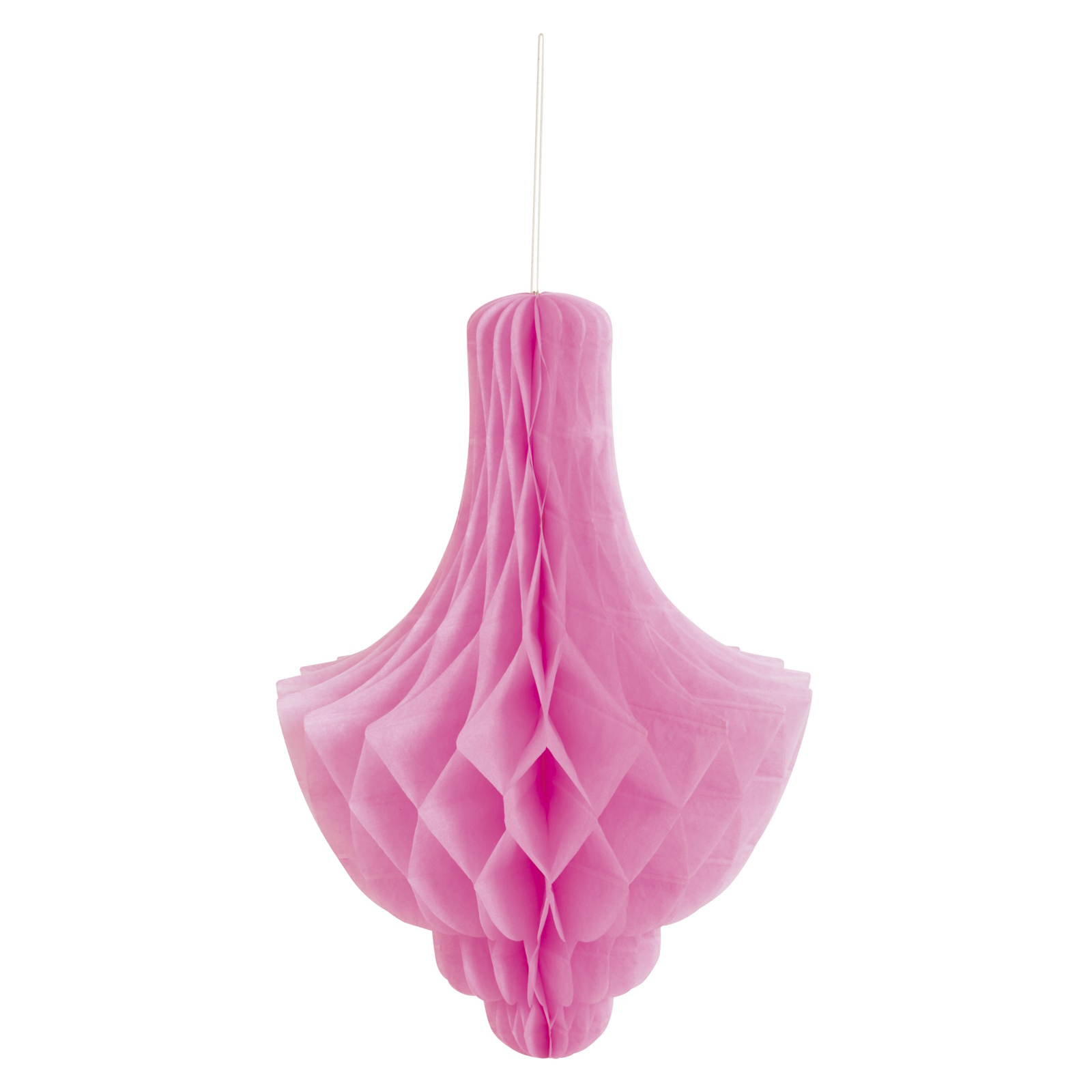 Hot Pink Honeycomb Chandelier