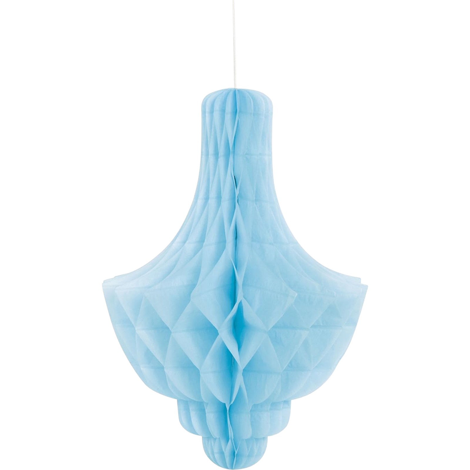 Light Blue Honeycomb Chandelier 