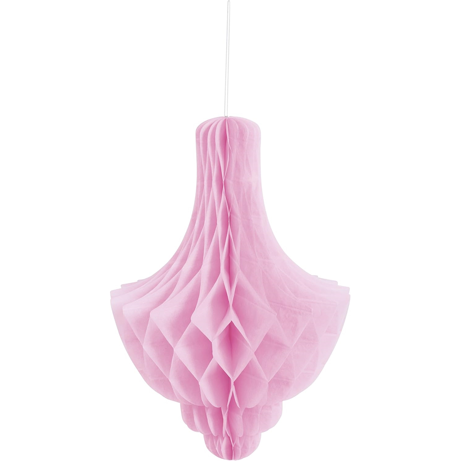 Lovely Pink Honeycomb Chandelier