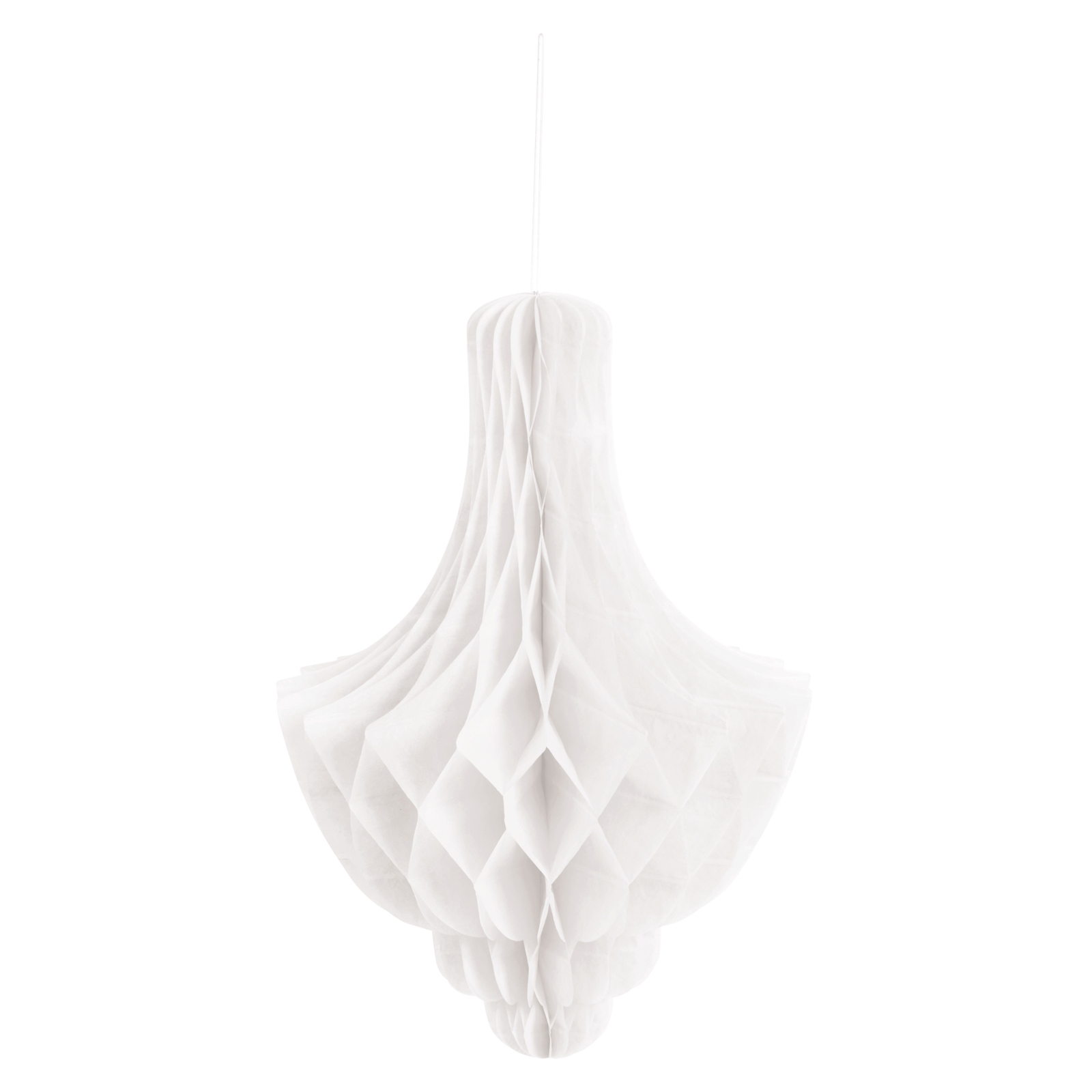 White Honeycomb Chandelier