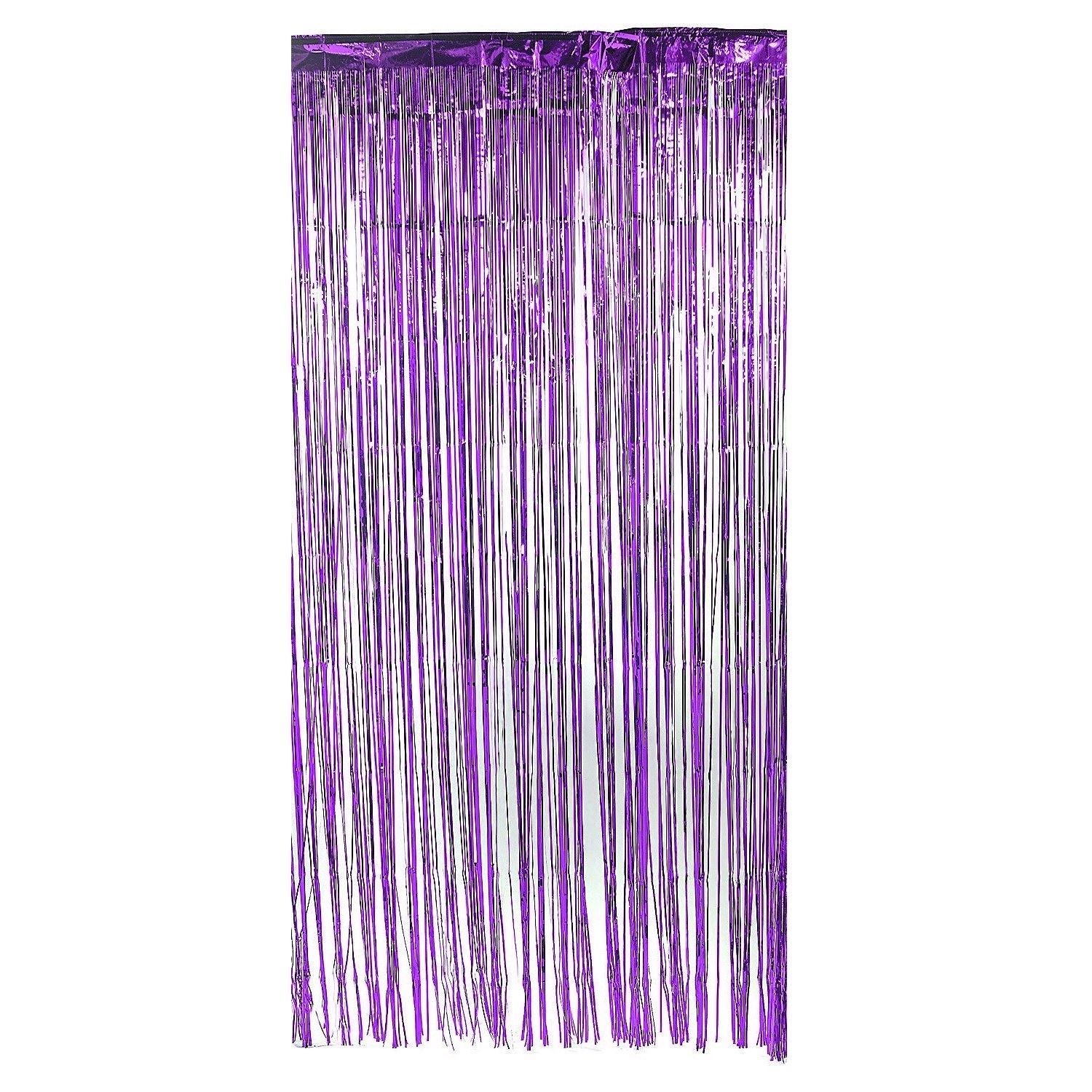 Metallic Purple Foil Curtain 100cm x 200cm