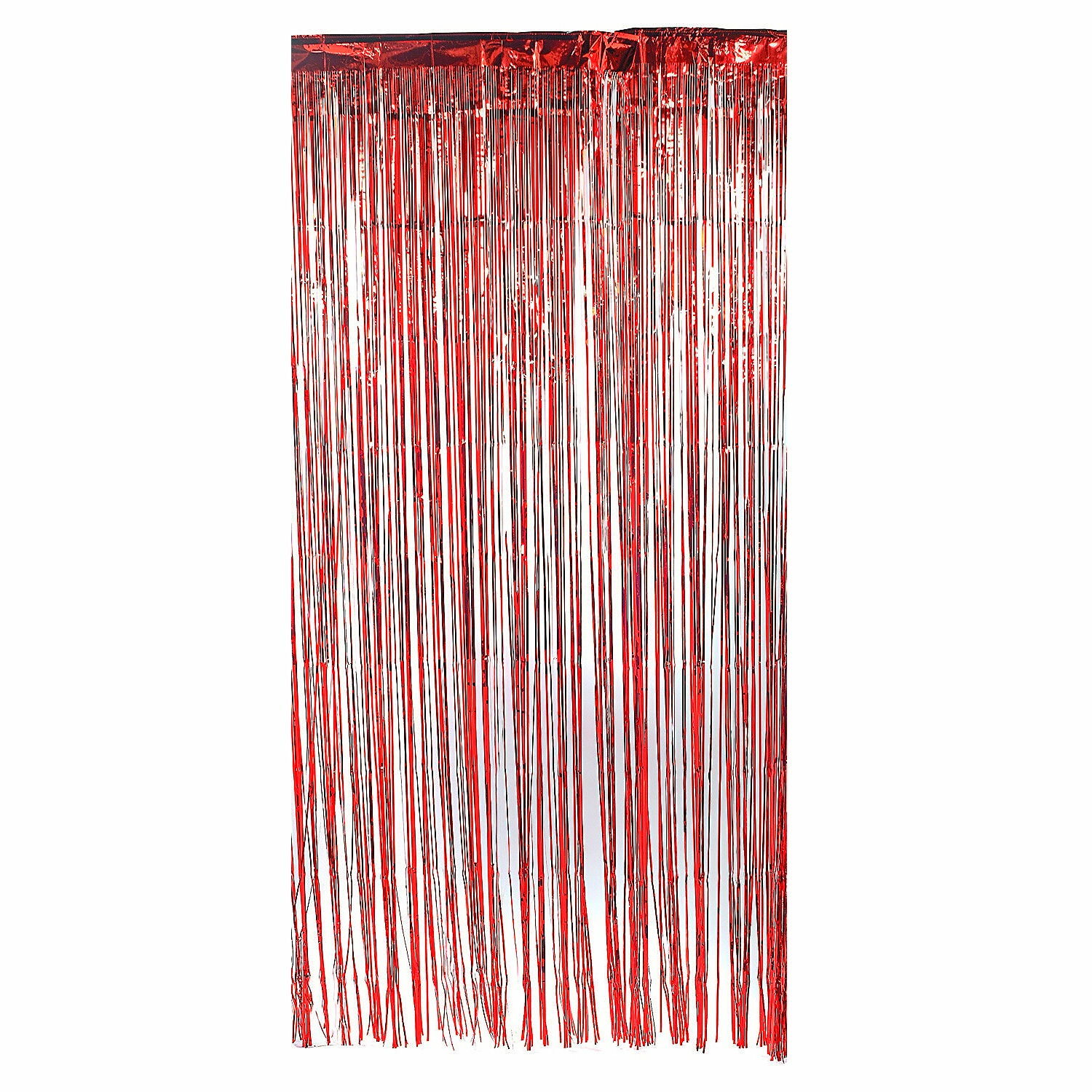Metallic Red Foil Curtain 100cm x 200cm