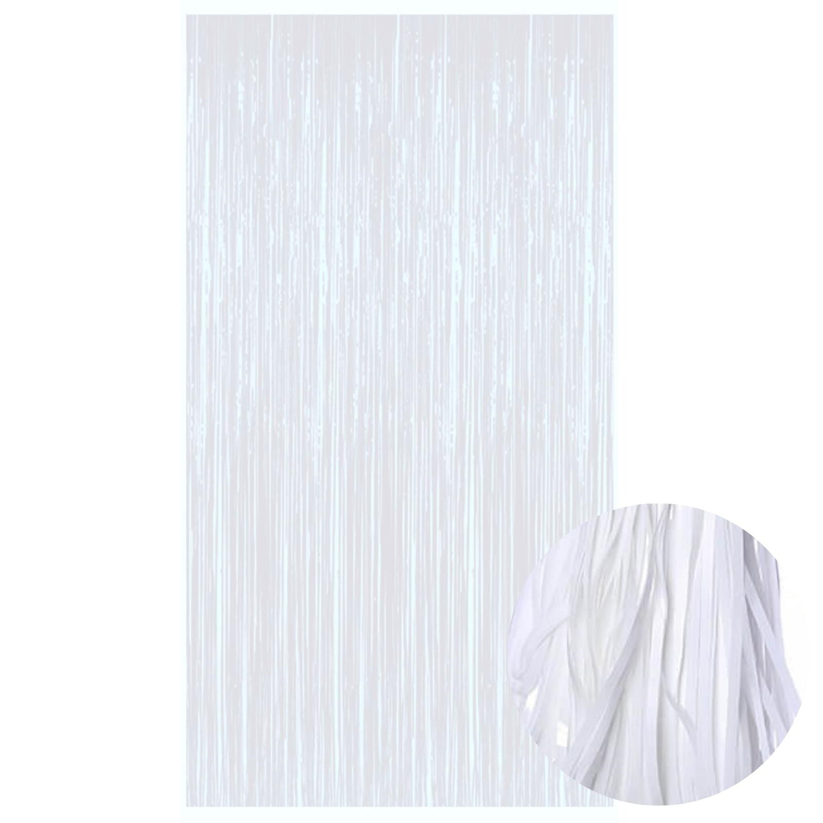 White Plastic Door Curtain 100cm x 200cm
