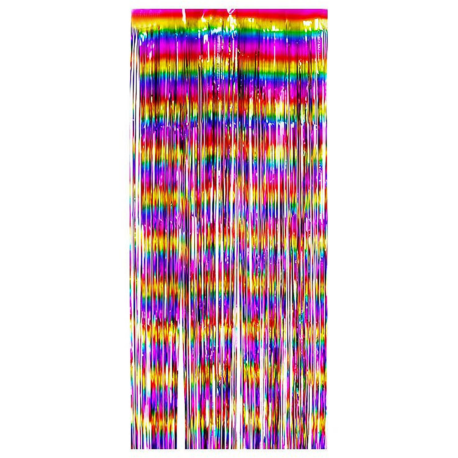 Metallic Multi-Colour Foil Backdrop Curtain 100cm x 200cm