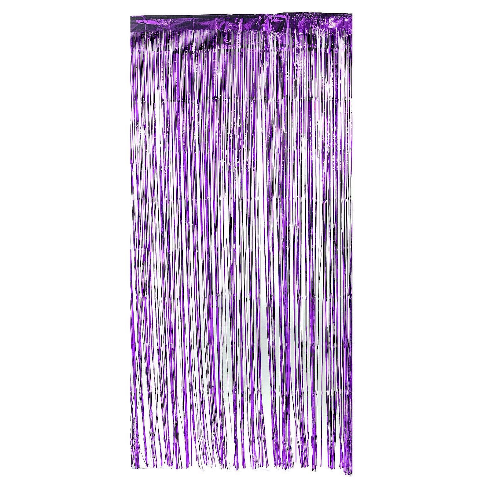 Metallic Purple Foil Backdrop Curtain 100cm x 200cm