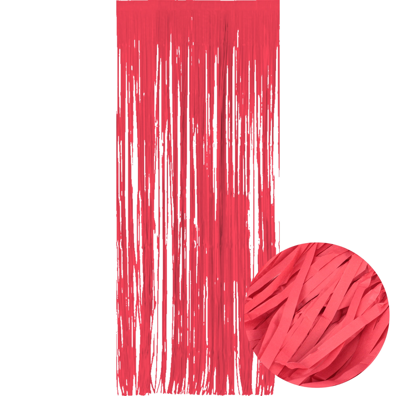 Red Paper Backdrop Curtain 100cm x 200cm 